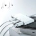 Ally 4'ü 1 Arada Lightning OTG Ses Adaptörü - iPhone 14/13/12/11 için Çift DC ve 3.5mm Jack Çıkışlı