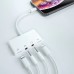 Ally 4'ü 1 Arada Lightning OTG Ses Adaptörü - iPhone 14/13/12/11 için Çift DC ve 3.5mm Jack Çıkışlı