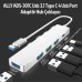 Ally ADS-301A USB 3.0 4 Port Hub Adaptör - Type-C Çoklayıcı (5775)