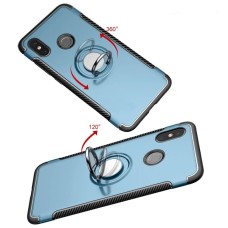 Xiaomi Mi8 Döner Halkalı Darbe Korumalı TPU+PC Kılıf