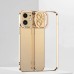 Ally Fashion Renkli Kenar Lazer Çerçeveli Silikon iPhone 12 Kılıf - Şık Koruma