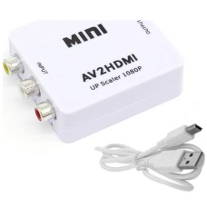 Ally AV to HDMI Mini Switch – Kompozit Video Ses Dönüştürücü Full HD 720P