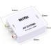 Ally AV to HDMI Mini Switch – Kompozit Video Ses Dönüştürücü Full HD 720P