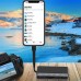 6'sı 1 Arada USB Type-C Lightning SD TF Kart Okuyucu Çevirici Adaptör - Siyah