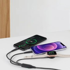 Ally 2X Type-C 100W-27W + Apple Watch için Şarj Kablosu - Hızlı Şarj Çözümü (5775)
