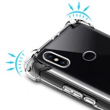 Xiaomi Redmi 6 Pro / A2 Lite için Şeffaf Darbe Korumalı Silikon Kılıf (Şok Korumalı)