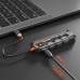 5'i 1 Arada Şeffaf USB-C Hub | 100W PD, HDMI, Ethernet, USB 3.0
