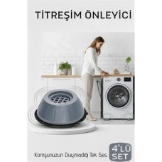 Ultra Sessiz Titreşim Önleyici Kauçuk Ayak Seti