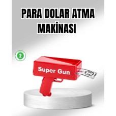 💰 Süper Para Saçma Tabancası Kırmızı Yüksek Atış Gücü