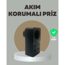 Akıllı Akım Dengelemeli 4 USB-C 2500W Priz