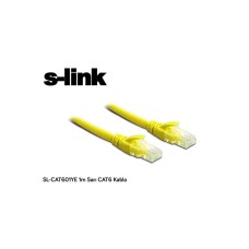 Ultra Hızlı Cat6 Patch Kablo 1 Metre - Sarı