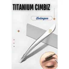 Titanyum Çelik Profesyonel Cımbız - Solingen Kalitesi ✨
