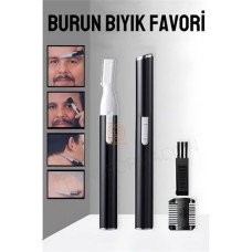 4'ü 1 Arada Erkek Bakım Seti - Bıyık, Sakal, Kaş ve Burun Kırpma Makinesi