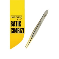 Solingen Profesyonel İnce Uçlu Batık Kıl Cımbızı - Hassas Kaş Şekillendirme