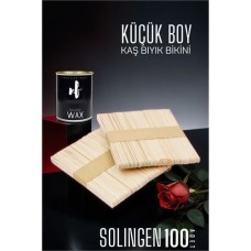 Profesyonel Solingen Ağda Spatulası - Küçük Boy (100 Adet) ✨