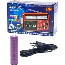 Nostaljik Radyo Waxıba Bluetooth FM USB Taşınabilir Retro Ahşap Hoparlör XB-2301RT