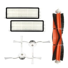 Xiaomi Roborock S50 S51 S5 Toz Torbasız Hepa Filtre + Yan Fırça + Ana Fırça Seti (5775)