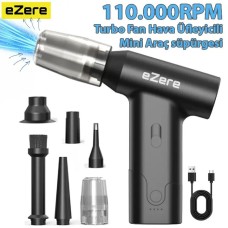 Süper Fonksiyonlu Mini Araç Süpürgesi & Turbo Hava Üfleyici