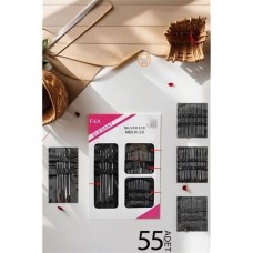 56 Parçalı Premium Dikiş İğnesi Seti - Çok Amaçlı Hobi ve Onarım Kiti