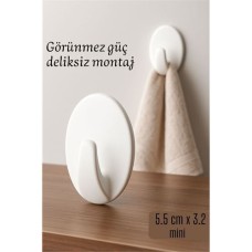 Yüksek Tutuş Gücü ile Mini Duvar Askısı | 5.5 X 3.2 Cm