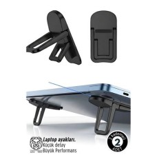 Lukas Schneider Siyah Ergonomik 2'Li Laptop Standı - 2 Kademeli Yükseltici 722893