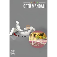 4'lü Pratik Masa Örtüsü Mandalı - Rüzgar Geçirmez Klips Seti
