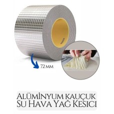 72mm Su Hava Yağ Kesici İzolasyon Bandı 2 Metre