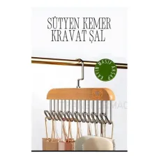 Dolap İçi Çok Amaçlı Düzenleyici Askı | Kravat, Kemer, Şal, Çanta ve Sütyen Organizer ✨
