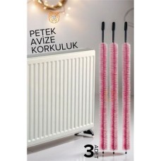 3'lü Profesyonel Radyatör Temizleme Seti - Kalorifer Petek Fırçası