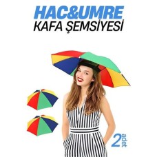 Hac Umre Güneş Korumalı Katlanır Kafa Şemsiyesi 2'li Set