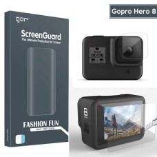 ✅ GoPro Hero 8 2'li Darbe Emici Ekran Koruyucu Set - Şeffaf Nano Kaplama