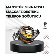 ✨ LED Işıklı Powerbankli Telefon Soğutucu - Sessiz Taşınabilir Fan