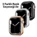 Samo Serisi Apple Watch 41mm Ultra İnce Silikon Kılıf - Soft TPU Tam Koruma