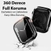 Samo Serisi Apple Watch 41mm Ultra İnce Silikon Kılıf - Soft TPU Tam Koruma