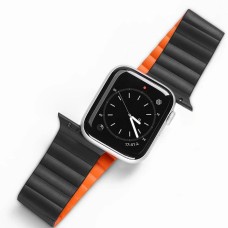 Dux Ducis Apple Watch 38/40/41mm İçin Manyetik Zincir Versiyon Pu Deri Kordon - Şık ve Dayanıklı
