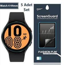 Galaxy Watch 4 44mm Darbe Emici Ekran Koruyucu 5'li Set