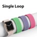 Silicone Comfort Band for Apple Watch 38-45mm - Premium Single Loop Sport Strap