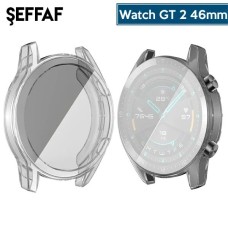 Huawei Watch GT2 46mm Şeffaf Nano Kılıf | Ultra İnce Silikon Koruyucu Kapak