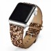 El Yapımı Hakiki Deri Sim İşlemeli Apple Watch Kordonu 38/40/41mm