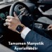 Milan Premium Paslanmaz Çelik Manyetik Kordon - Tüm Apple Watch 42/44/45mm Modelleriyle Uyumlu