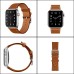 Deri Kordonlu Apple Watch Kılıfı | 45mm 44mm 42mm Ultra 49mm