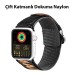 Dux Ducis Apple Watch İçin Premium Naylon Örgü Loop Kordon 42/44/45mm