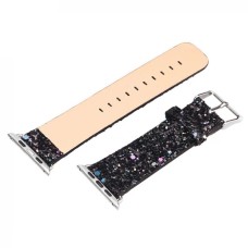 Ally Apple Watch 45mm 44mm 42mm Deri Sim İşlemeli Kayış - Premium Şık Tasarım