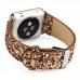 Ally Apple Watch 45mm 44mm 42mm Deri Sim İşlemeli Kayış - Premium Şık Tasarım