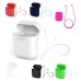 Ally Apple Airpods Renkli Strap ve Silikon Kılıf Seti - Kaybolmaya Son!