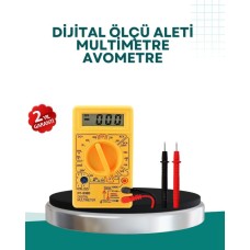 10 Amper Destekli Dijital Multimetre - Profesyonel Elektrik Ölçüm Cihazı