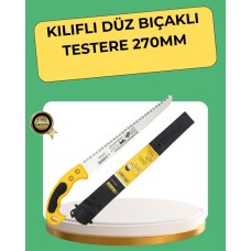 270mm Düz Bıçaklı Kılıflı Bahçe Budama Testeresi Keskin Dişli
