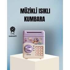 💰 Sesi ve Işığıyla Güvenli Kasa Kumbara - Mor