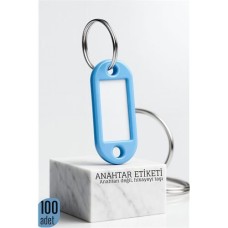 Kişiselleştirilebilir Metal Anahtarlık Halkası Seti