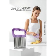 Pratik Cips Dilimleme Aracı - Paslanmaz Çelik 9X13 Cm